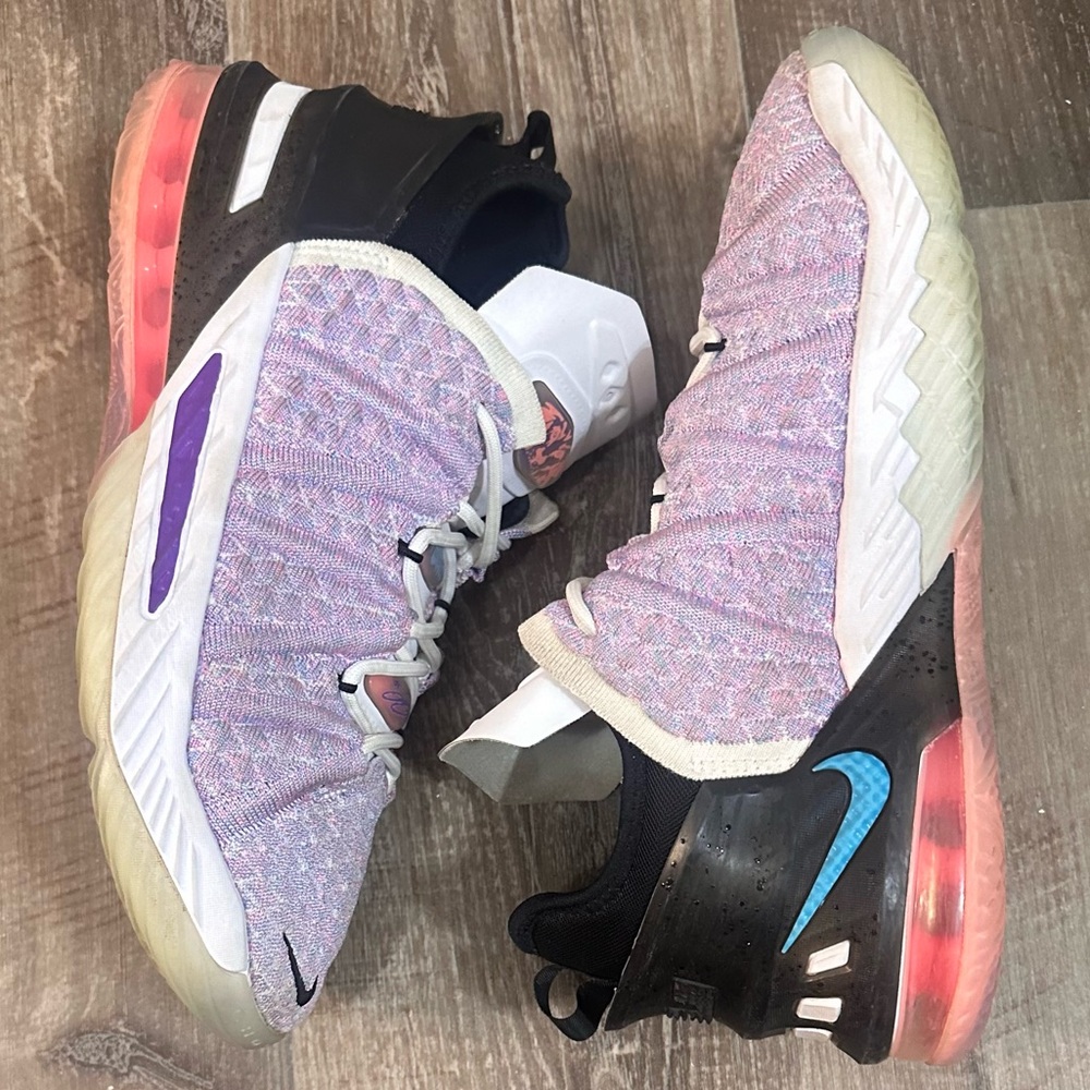 Nike Lebron XVIII Graffiti Basketball Sneakers 2021” #CW2760-900 - Picture 11 of 15